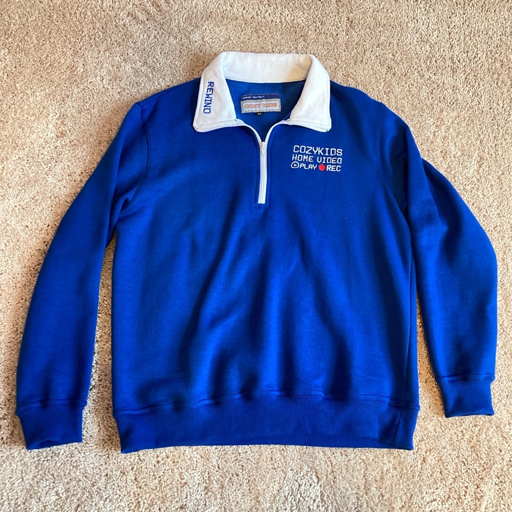 cozy kid club rewind quarterzip